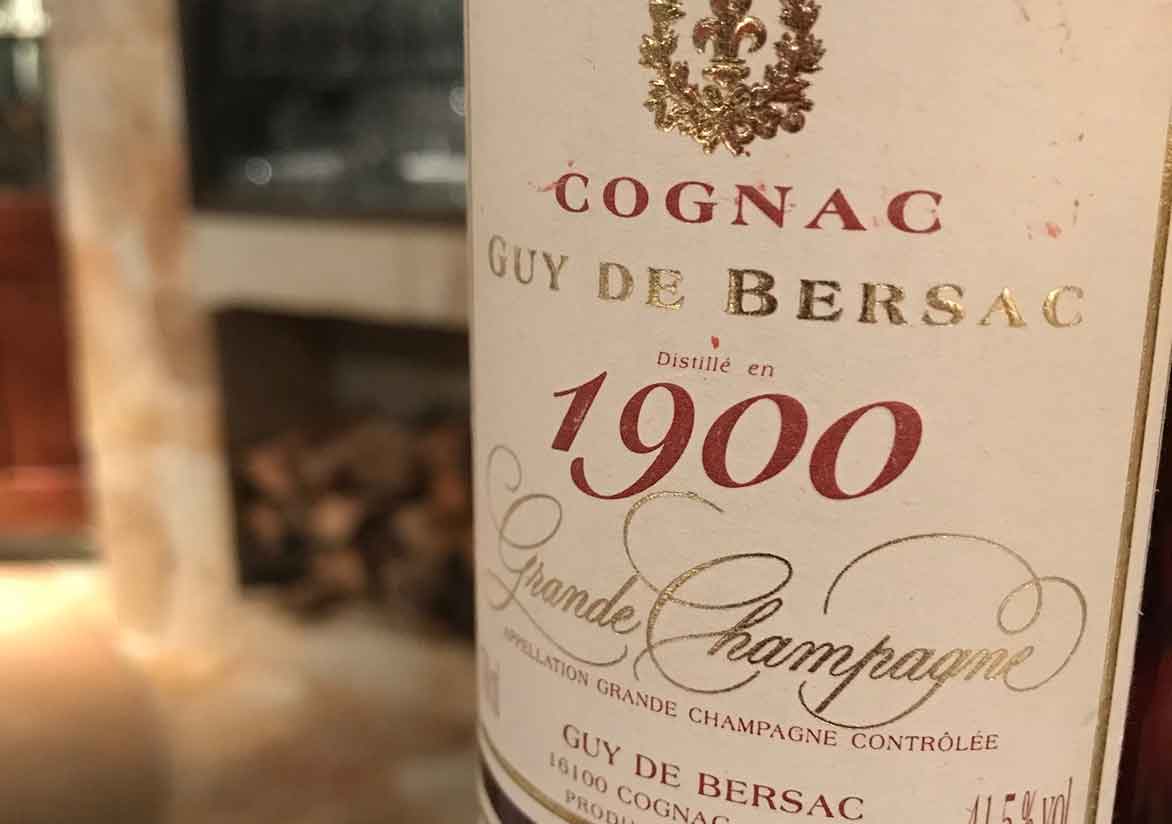 1900年Guy de Bersac　Gran Champagne　Cognac