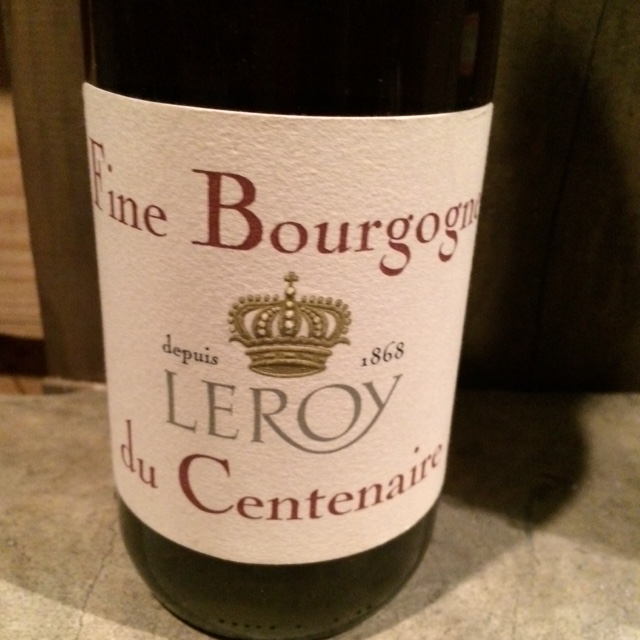 Fine de Bourgogne Leroy / フィーヌドブルゴーニュ　ルロワ